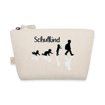 Schulkind Evolution Erstklässler Schule - Bio-Täschchen - Natur - Vorne