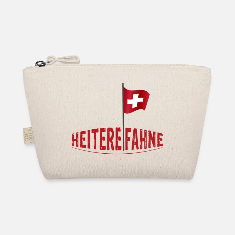 Heiterefahne mit Schweizerfahne, Berndeutsch Bio-Täschchen