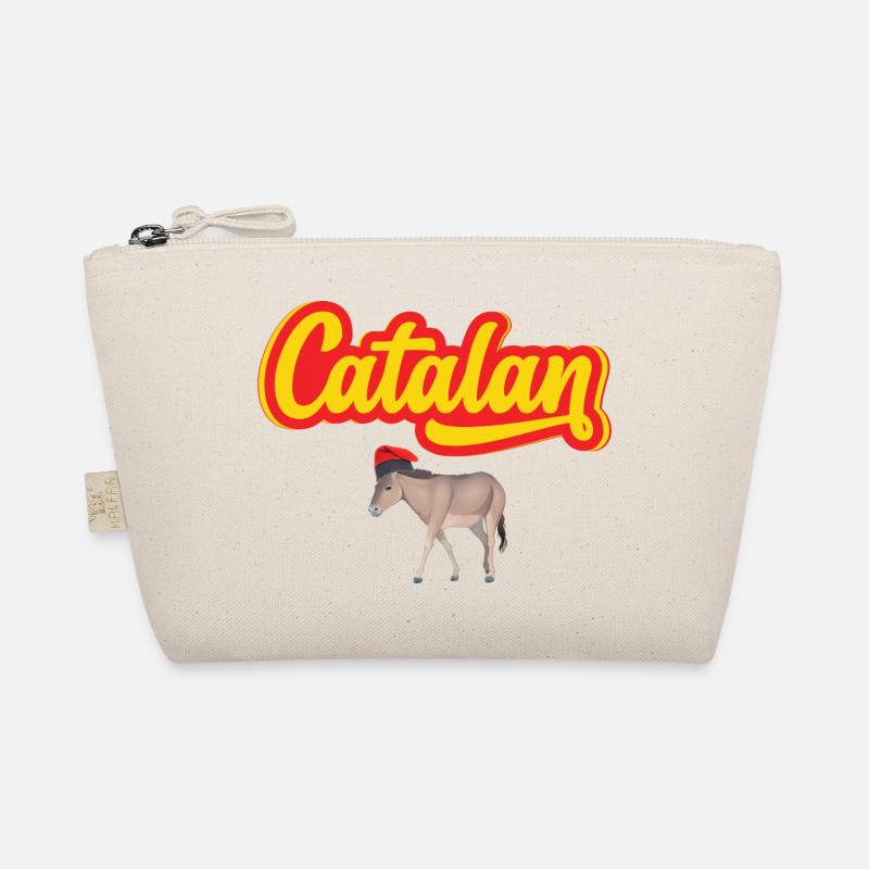 Katalanisch Ane Katalanisch Barratina Regionales Geschenk - Bio-Täschchen - Natur