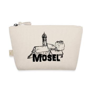 Mein Mosel Logo schwarz - Bio-Täschchen - Natur - Vorne