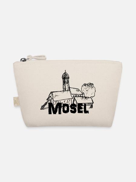 Mein Mosel Logo schwarz - Bio-Täschchen - Natur