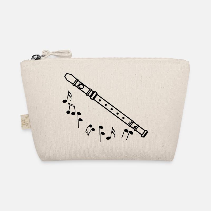 Recorder shadow with black tones Organic Pouch