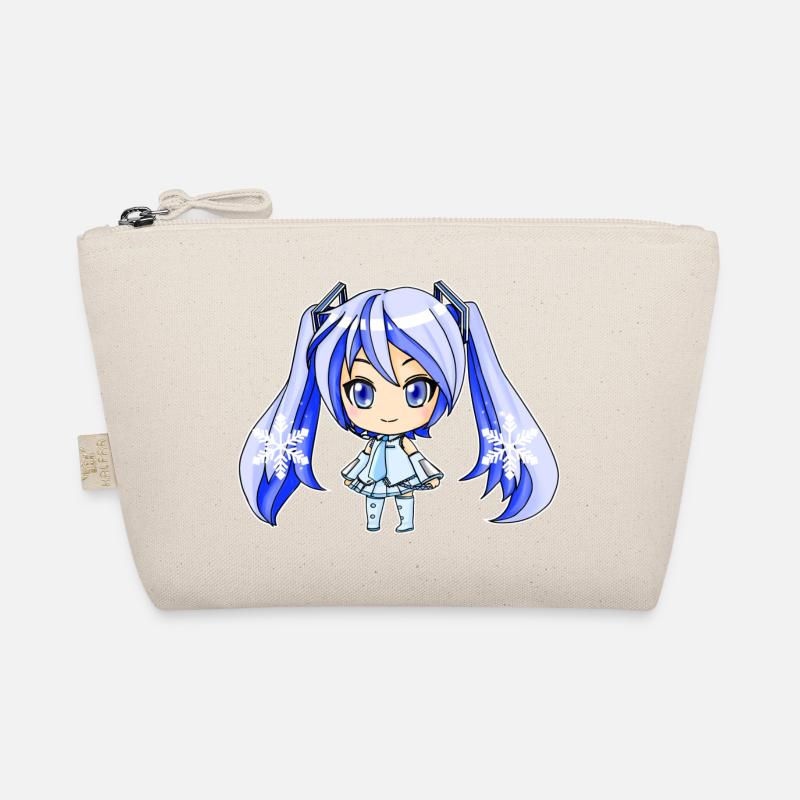 Yuki Miku, Hatune Miku Winterversion - Bio-Täschchen - Natur