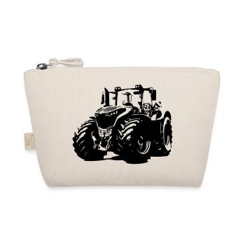 Strong German tractor with red rims - Organic Pouch - nature - Front