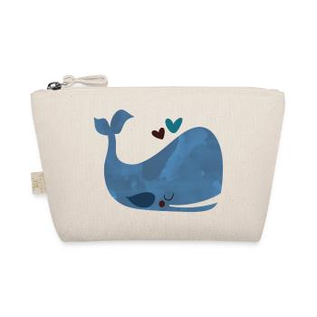 Blue Whale Bliss - Organic Pouch - nature - Front