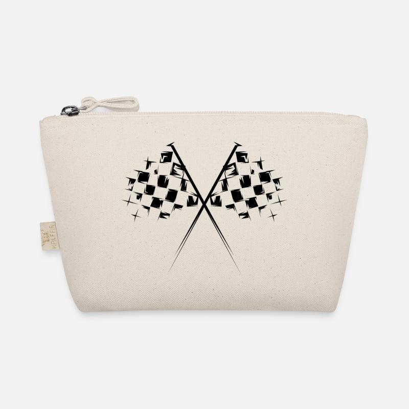 Icône du drapeau de course Illustration Icône du drapeau à damier Trousse biologique