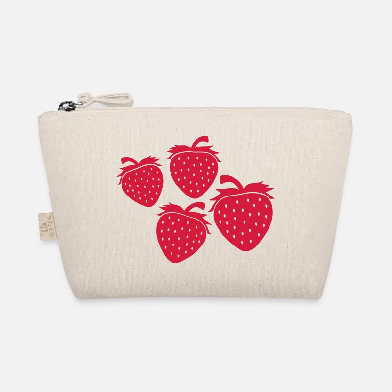 Strawberry Pattern Design Organic Pouch