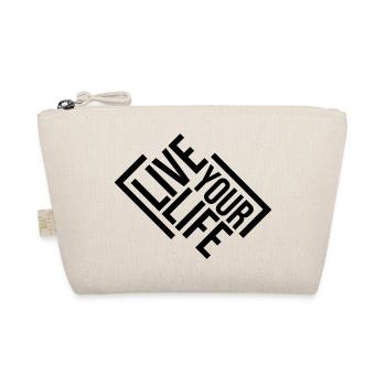 Live Your Life - Bio-Täschchen - Natur - Vorne