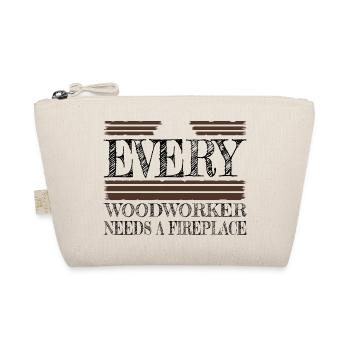lumberjack lets play carpenter tshirts cool - Organic Pouch - nature - Front