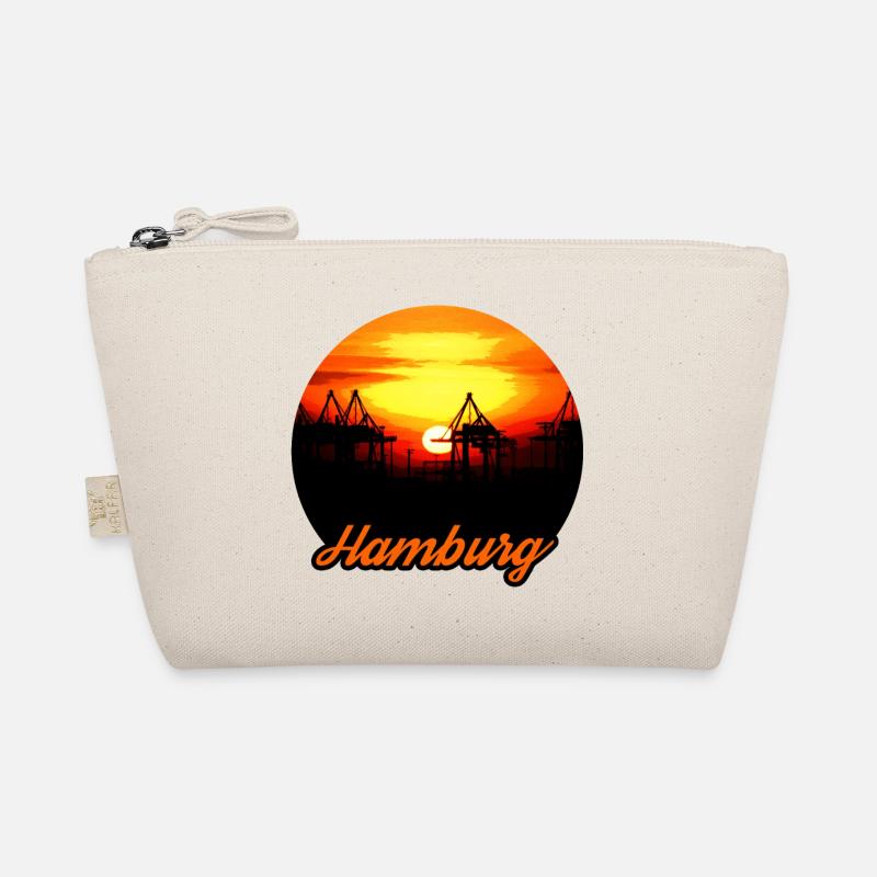 Hamburg Sunset Harbour Organic Pouch