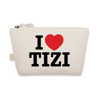 Ich liebe Tizi - Bio-Täschchen - Natur - Vorne