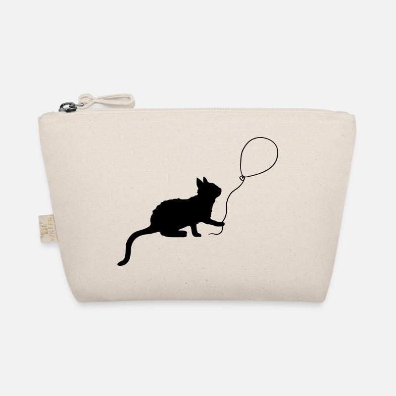 Balloon Kitten Plays Outline Organic Pouch