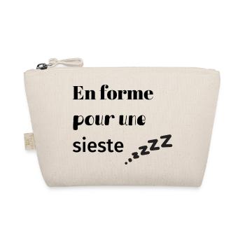 En forme pour une sieste - Trousse biologique - nature - Devant