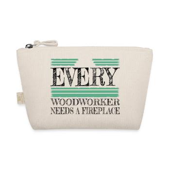 love lumberman john carpenter wood hearbeat - Organic Pouch - nature - Front
