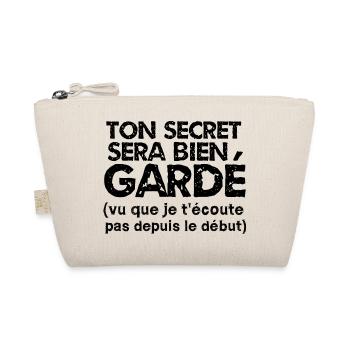 ton secret sera bien gardé - Trousse biologique - nature - Devant