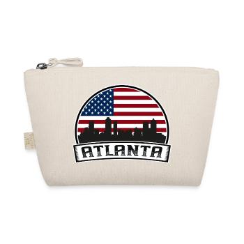 Atlanta Skyline - Bio-Täschchen - Natur - Vorne