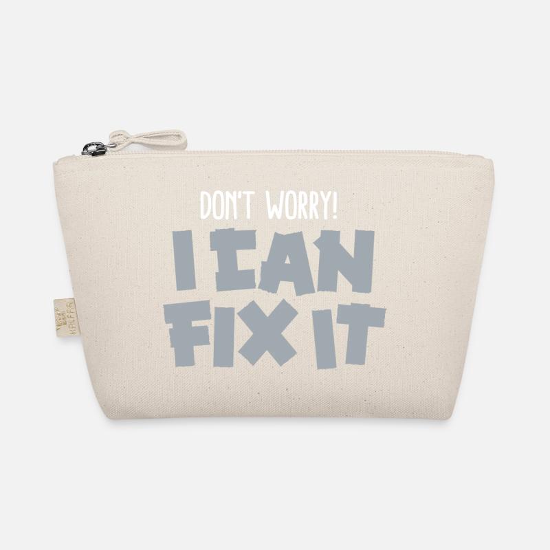 Funny father Duct tape Don't worry! I can fix it Organic Pouch