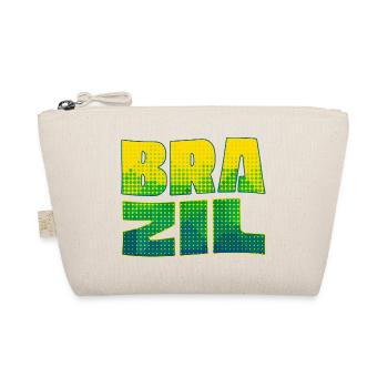 Lettrage brésilien aux couleurs nationales - Trousse biologique - nature - Devant