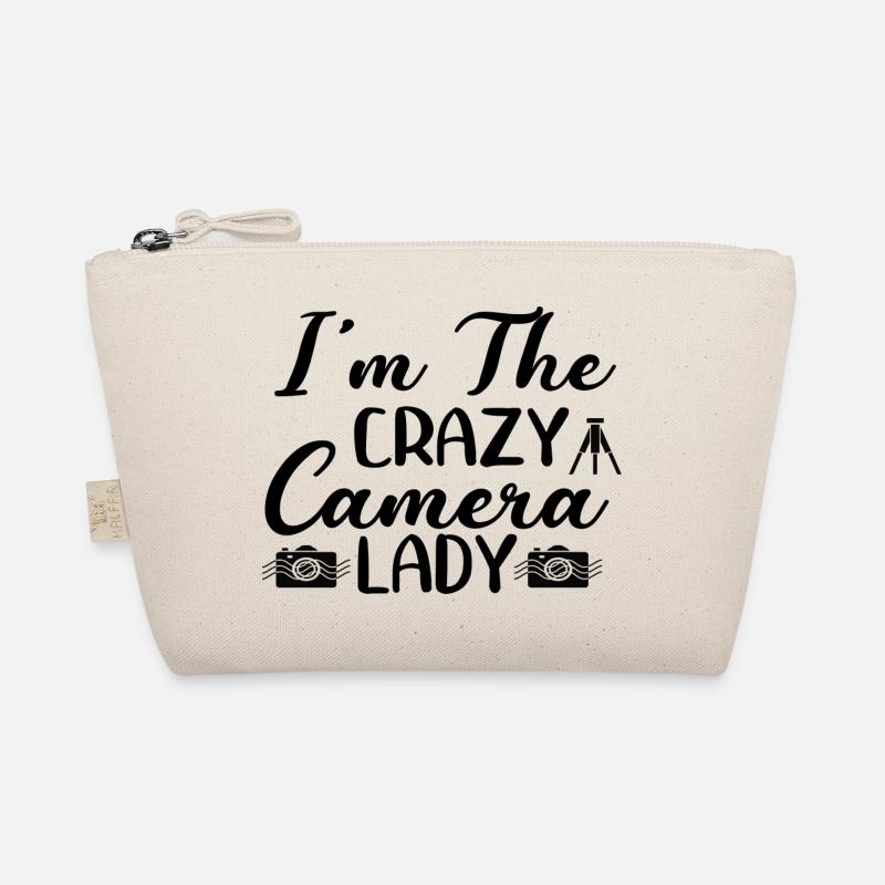 I´m The Crazy Camera Lady Bio-Täschchen