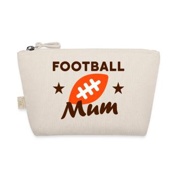 Football mum (stars, football) - Organic Pouch - nature - Front