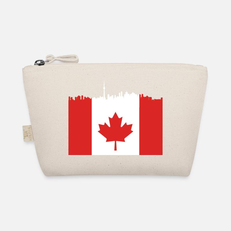 Skyline Maple Leaf kanadisch Geschenk Bio-Täschchen