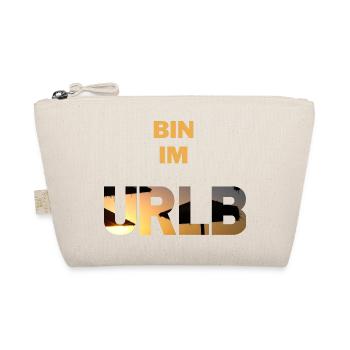 Bin im URLB Urlaub Sonne Ferien Strand Sommer Heiß - Bio-Täschchen - Natur - Vorne