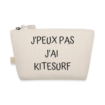 J'peux pas j'ai kitesurf - Trousse biologique - nature - Devant