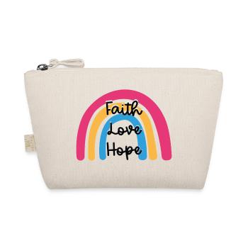 Foi, Amour, Espérance, Arc-en-ciel - Trousse biologique - nature - Devant