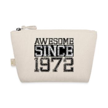 Awesome Since 1972 50. Geburtstag 1972 Geburtstag - Bio-Täschchen - Natur - Vorne