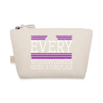 carpenter saw carpentry carpenter funny - Organic Pouch - nature - Front