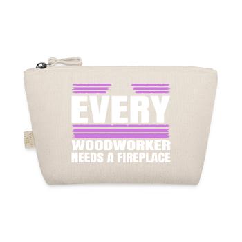 jackhammer safety helmet carpenter quotes tshirts - Organic Pouch - nature - Front