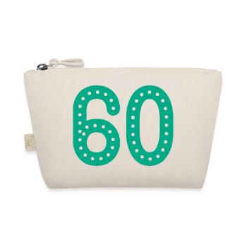 60 ANS. 60e ANNIVERSAIRE. ANNIVERSAIRE 60 ANS. 60 - Trousse biologique - nature - Devant