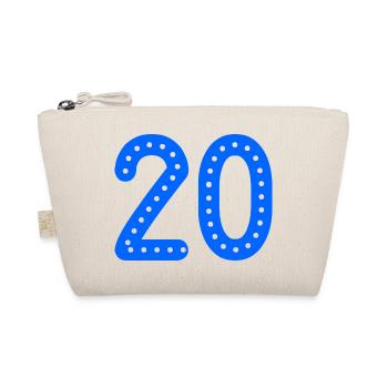 20 ANS. 20e ANNIVERSAIRE. ANNIVERSAIRE 20 ANS. 20 - Trousse biologique - nature - Devant