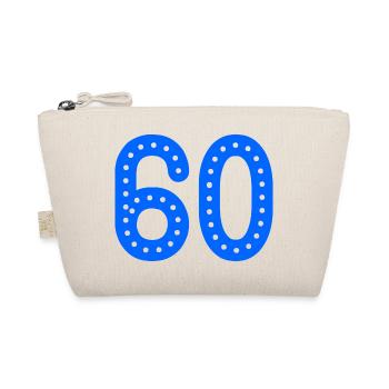 60 ANS. 60e ANNIVERSAIRE. ANNIVERSAIRE 60 ANS. 60 - Trousse biologique - nature - Devant