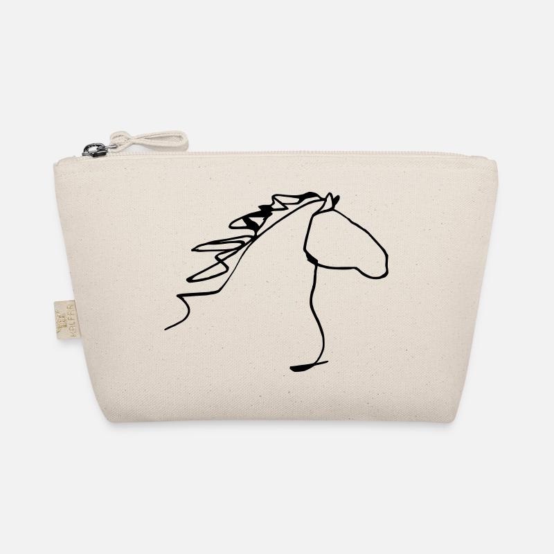 Horse head oneline Organic Pouch