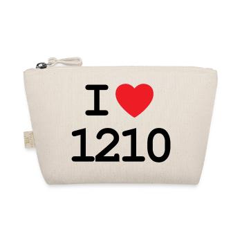 I love 1210 - Ich liebe Floridsdorf Shirt - Bio-Täschchen - Natur - Vorne