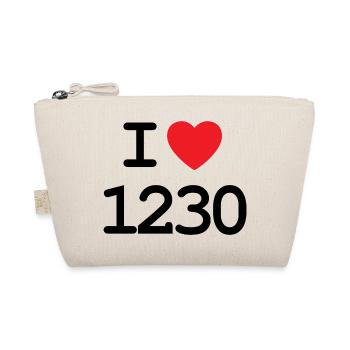 I love 1230 - Ich liebe Liesing Shirt - Bio-Täschchen - Natur - Vorne