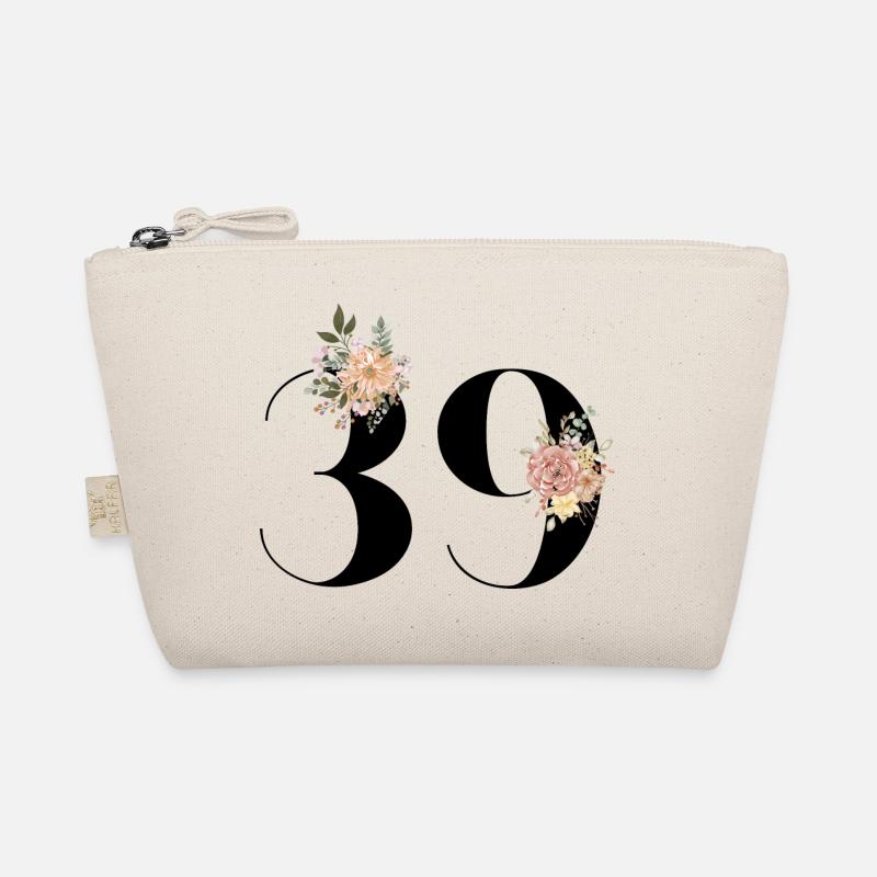 39e anniversaire fleuris (Cadeau de 39 ans) Trousse biologique