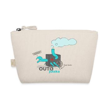Outo jutska - Organic Pouch - nature - Front