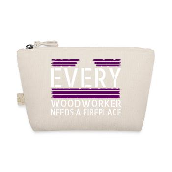 happy laisse jouer charpentier tshirts bday mason - Trousse biologique - nature - Devant