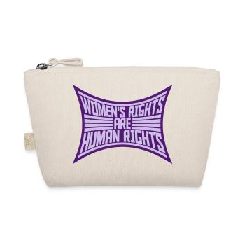womens rights feminist quote - Organic Pouch - nature - Front