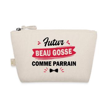 Futur beau gosse comme parrain / Futur bogosse - Trousse biologique - nature - Devant
