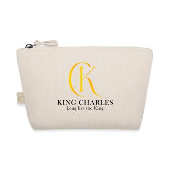 King Charles III England Prince Charles - Organic Pouch - nature - Front