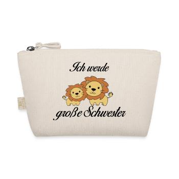 Große Schwester - Bio-Täschchen - Natur - Vorne