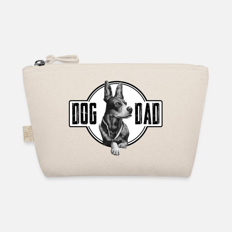 Hund Papa - Bio-Täschchen - Natur
