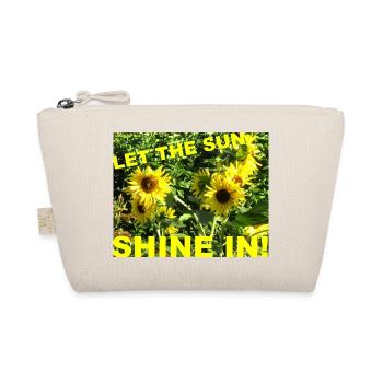 ZoffArt LET THE SUN SHINE IN! - Bio-Täschchen - Natur - Vorne