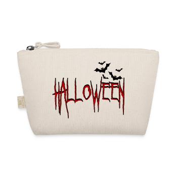 Halloween with bats - Organic Pouch - nature - Front