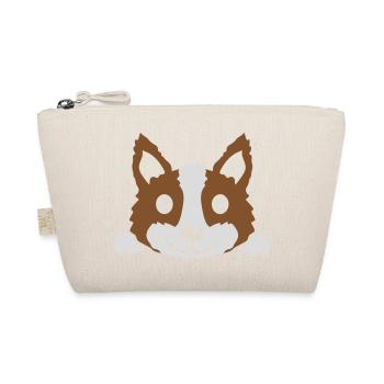Design small cute dog - Organic Pouch - nature - Front