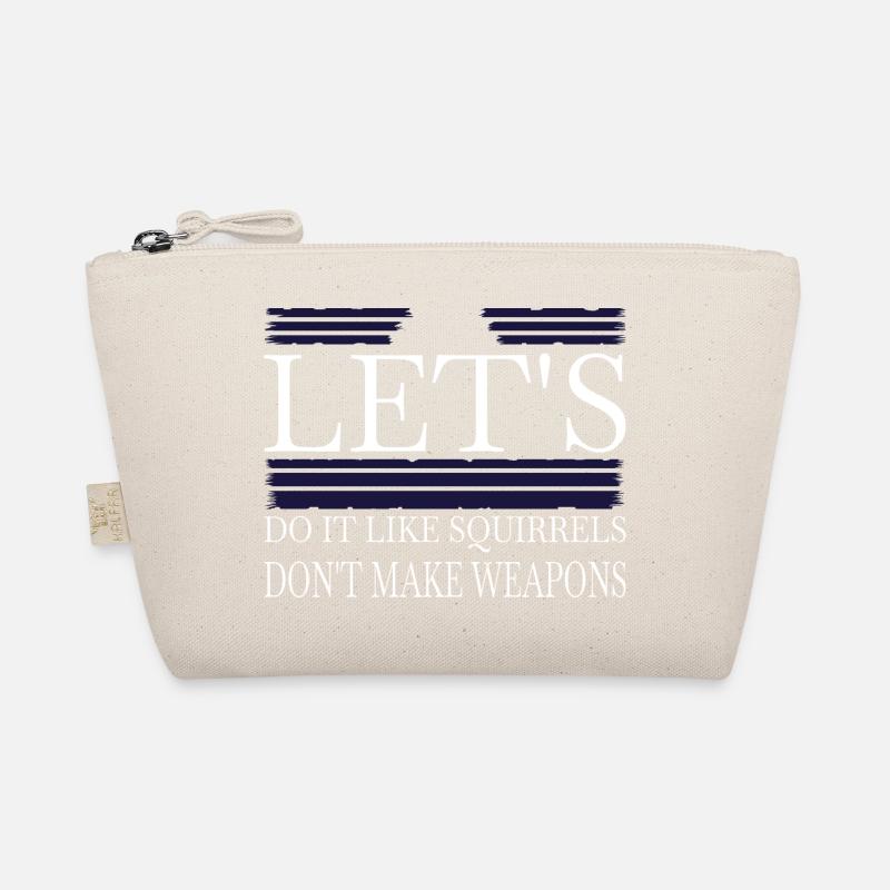 hippy jokes anti war peace sign gift idea Bio-Täschchen