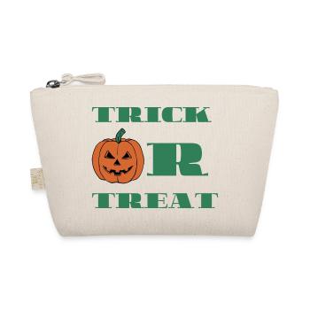 Trick Or Treat Kürbis Süßes oder Saures Halloween - Bio-Täschchen - Natur - Vorne
